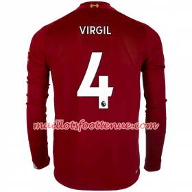 Maillot/Tenue Liverpool Virgil van Dijk 4 Domicile 2019/2020 Manche Longue